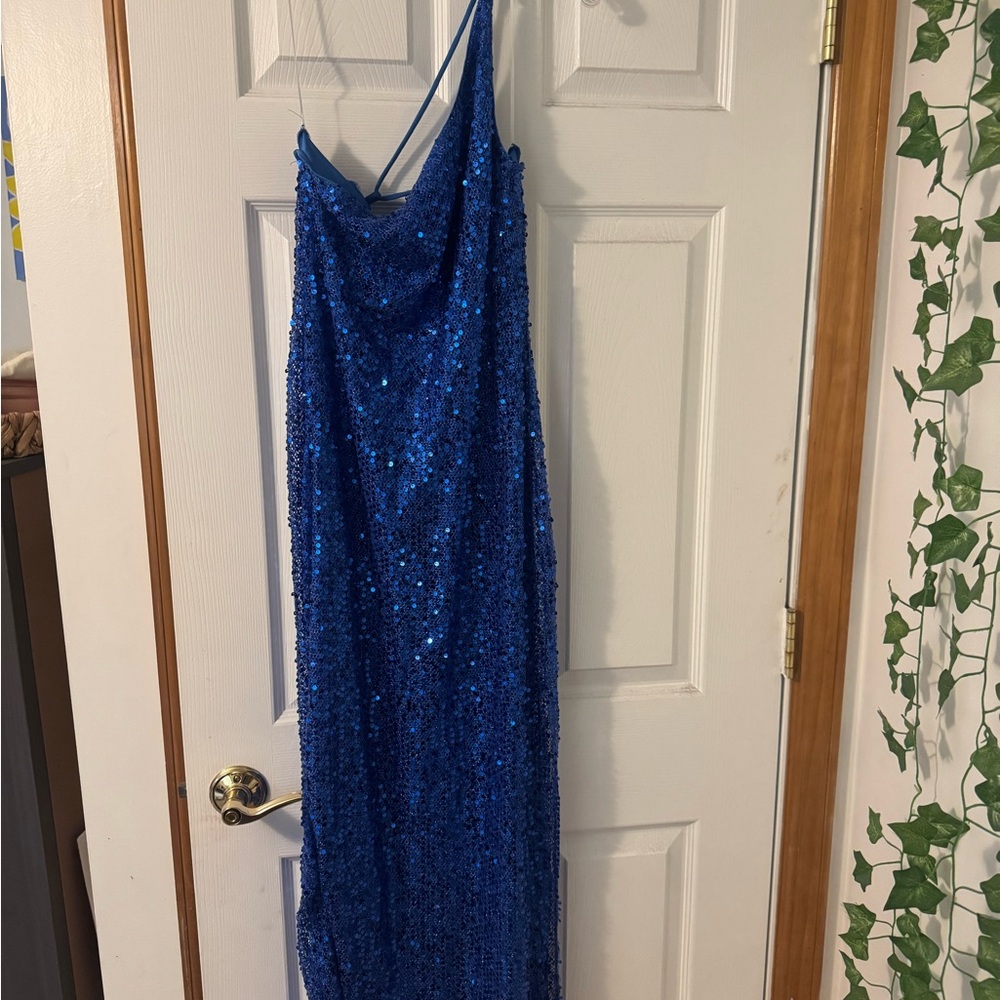 Hello Molly Royal Blue Sequin Dress
